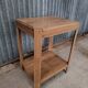 Vintage oak side table