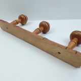 Hook 3 wooden hooks 35 cm