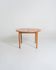 Table à manger ronde extensible en noyer, Suède, années 1960