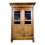 Empire Period Bookcase In Blond Walnut