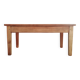 Antique wooden low farmhouse table and drawer