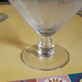 Large Bohemian Crystal Glassware Set