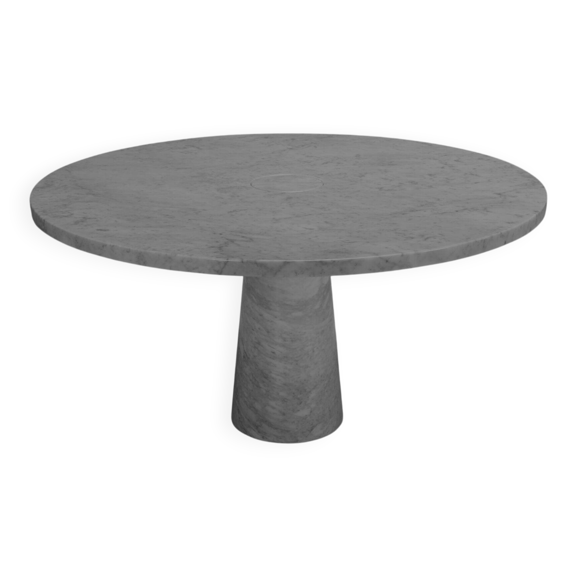 Original "Eros" dining table in Carrara marble by Angelo Mangiarotti, Italy