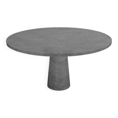 Table à manger originale « Eros » en marbre de Carrare par Angelo Mangiarotti, Italie