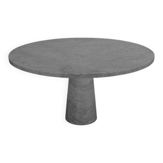 Original "Eros" dining table in Carrara marble by Angelo Mangiarotti, Italy