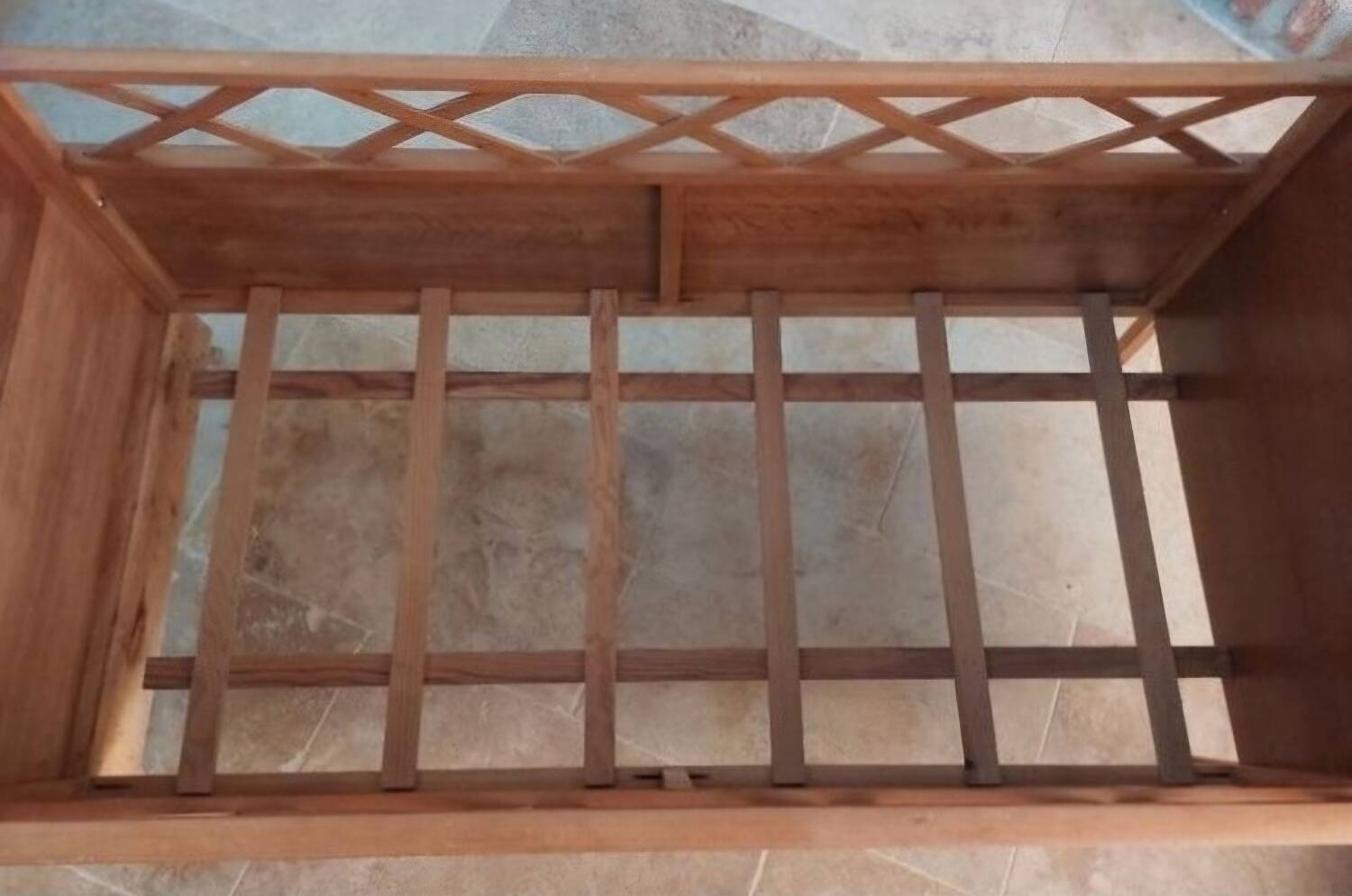 Scandinavian style baby cot