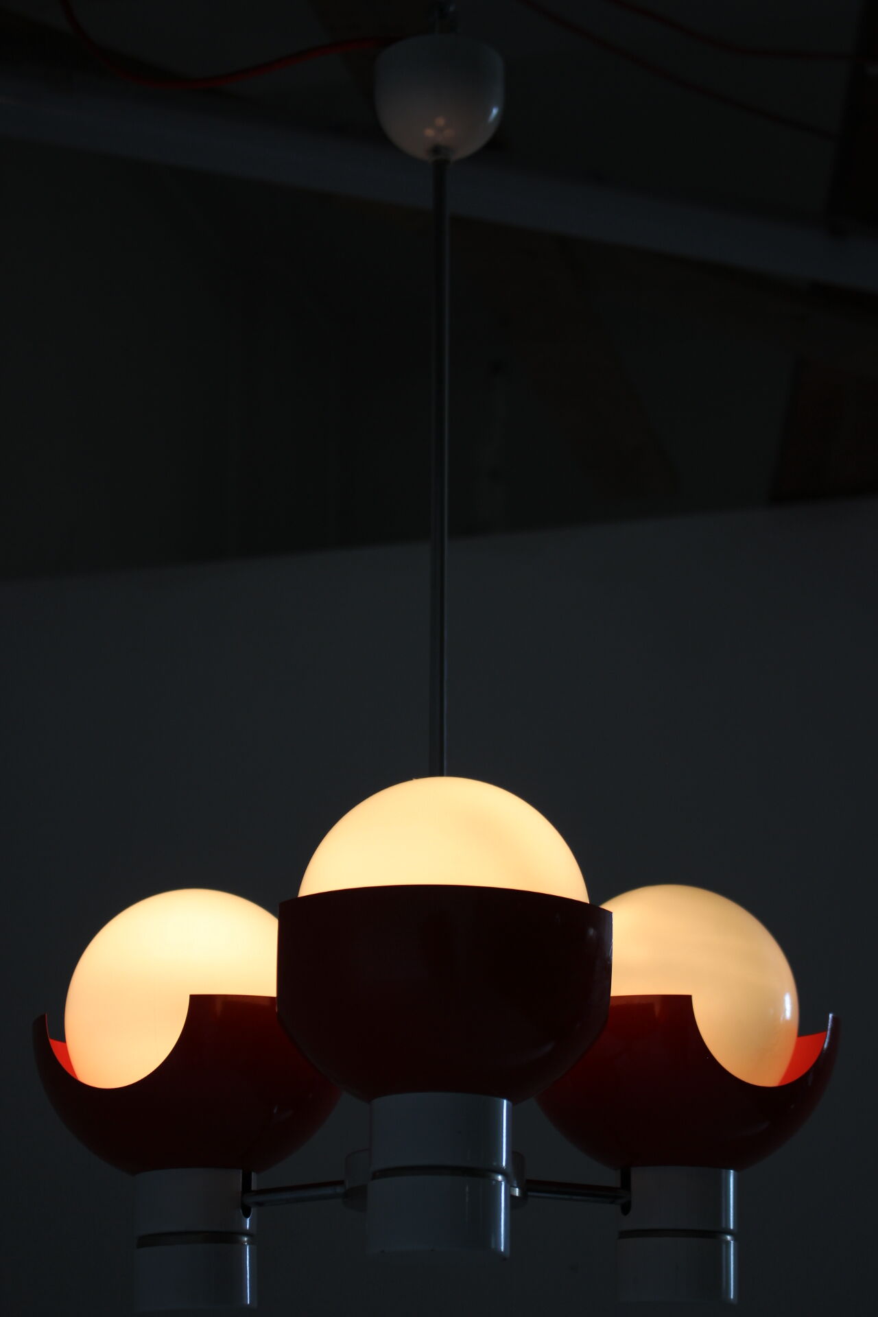 Space Age Chandelier by Napako, Czechoslovakia, 1970s