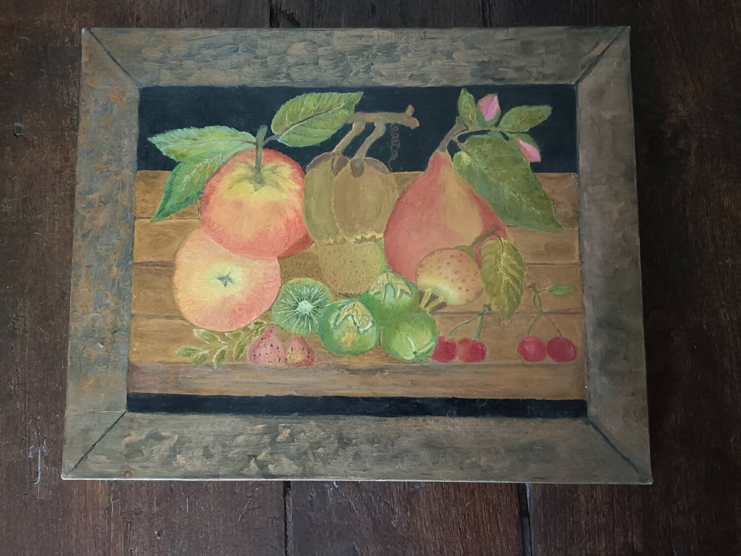 Still life, oil on canvas, signed