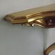 French vintage regency style gold resin half round console wall table 4022