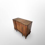 Italian art deco walnut chest of drawers, 1940s.