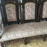 Louis XIII oak sofa