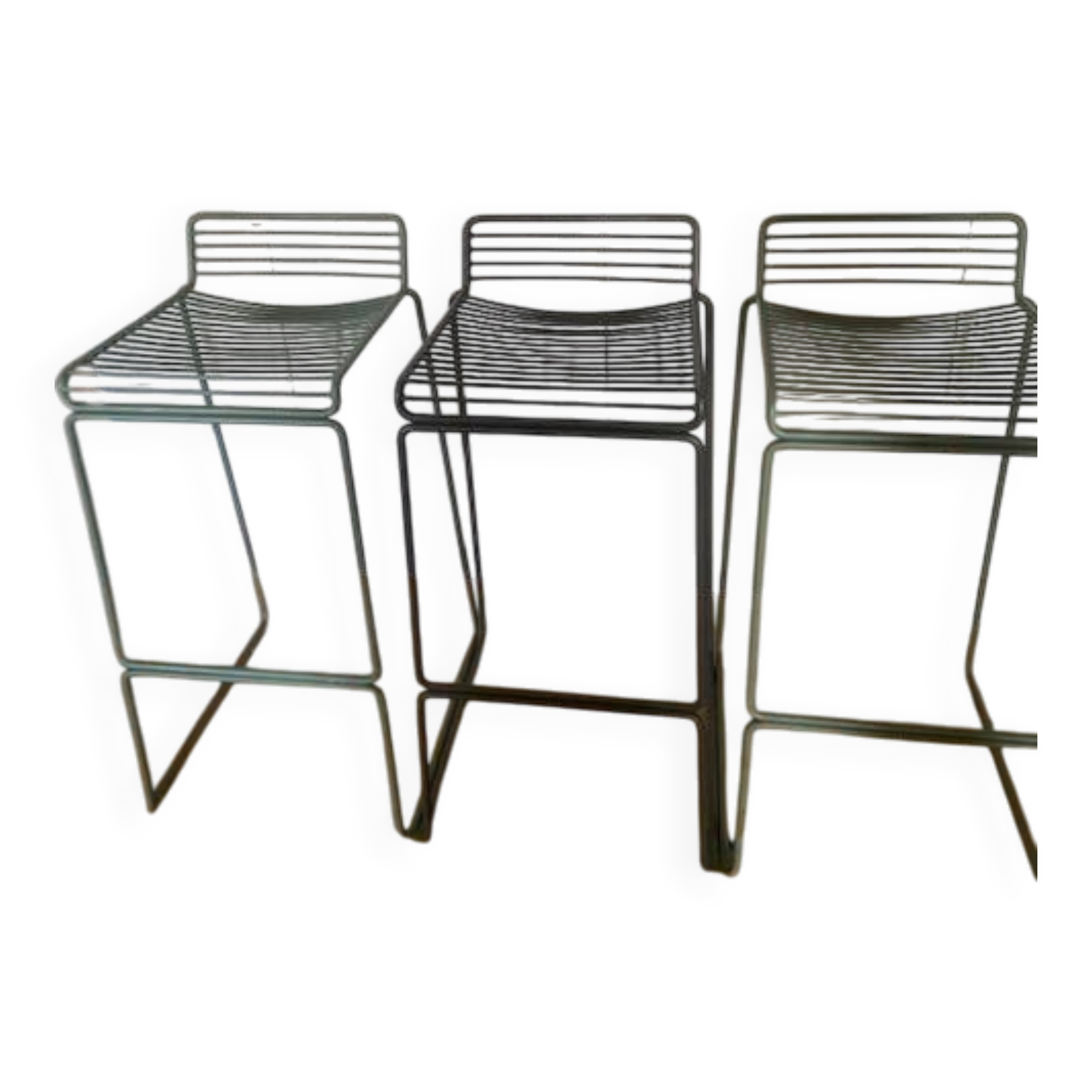 "HAY" high metal stools
