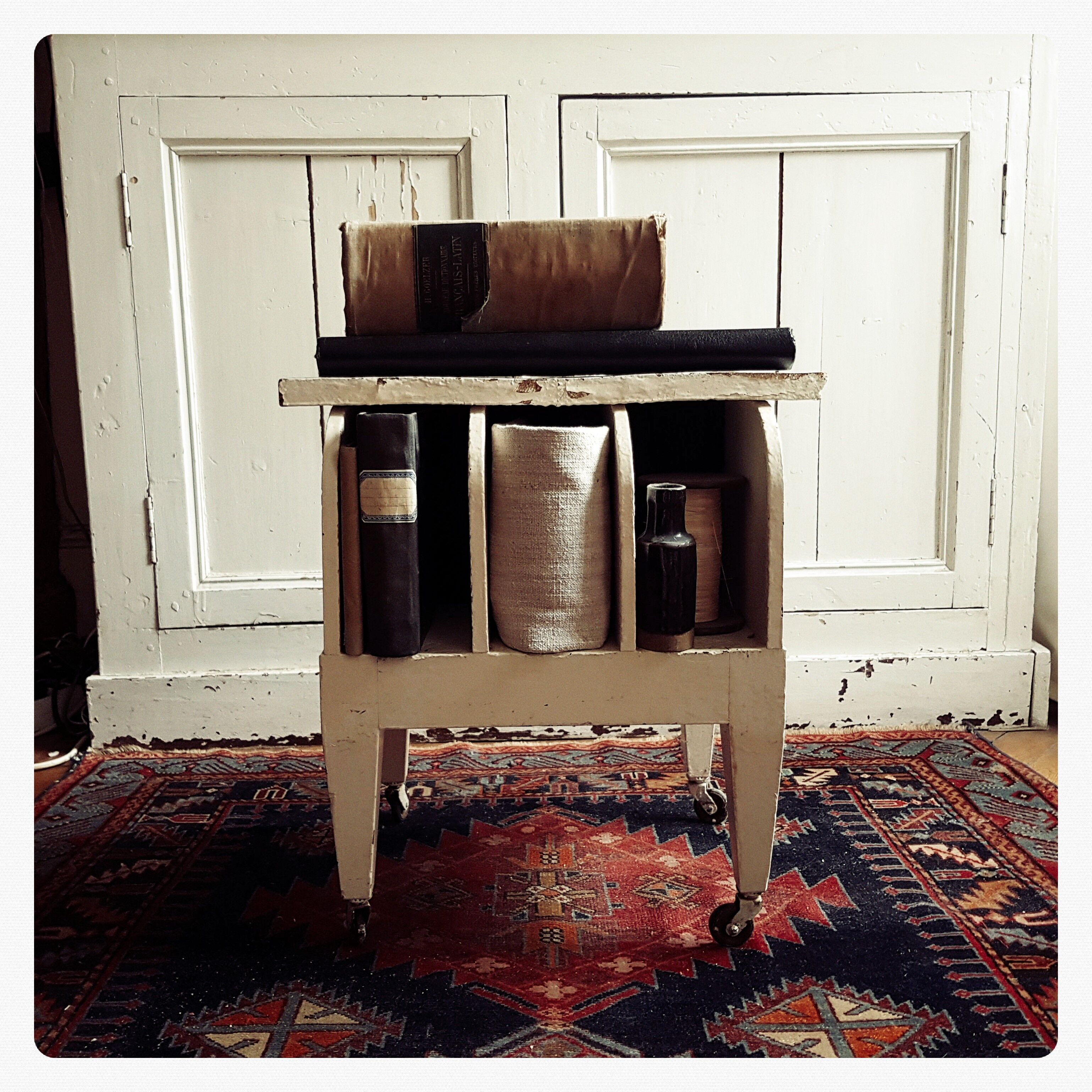 Small wooden locker cabinet