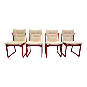 Suite de 4 chaises scandinaves - stolefabrik