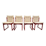 Set of 4 Scandinavian teak chairs by Vamdrup Stolefabrik