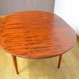 Vintage 1960s Rio Rosewood Scandinavian Design Dining Table