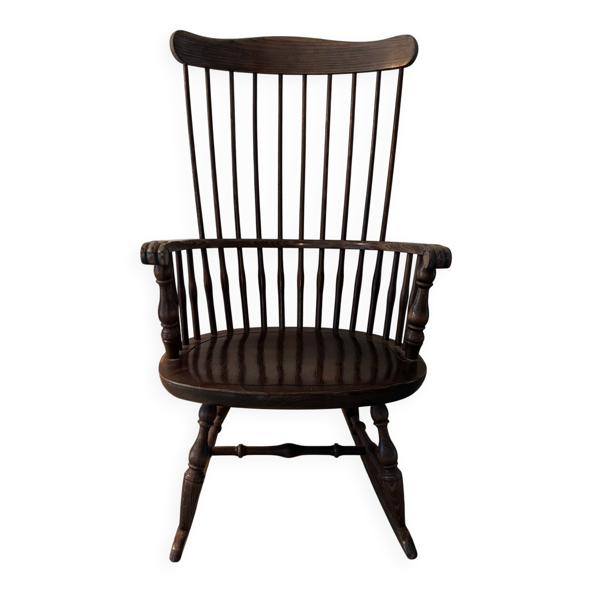 Wooden rocking chair