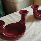 Pair of double candlesticks signed Paul Milet