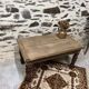 Petite table basse bois pieds tournés