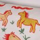 Vintage embroidered cushion cover 46x152 cm
