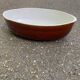Oval stoneware salad bowl 2 litres