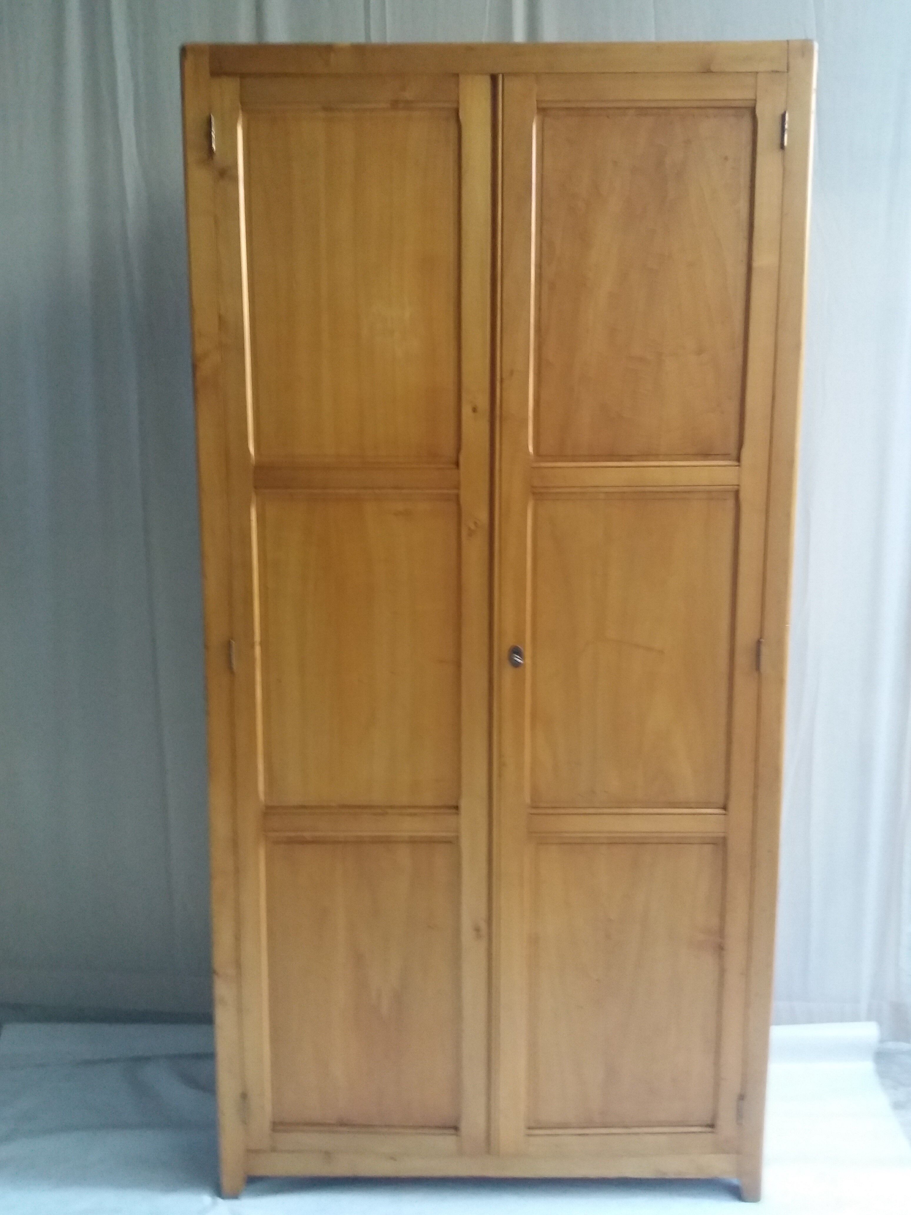 Vintage wooden wardrobe