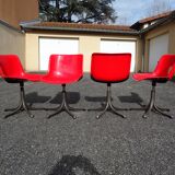 4 Modus chairs designed by Osvaldo Borsani for Tecno vintage