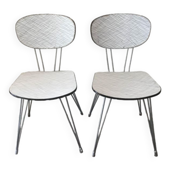 Set of 2 Formica chairs