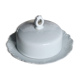 Vintage white porcelain butter bell