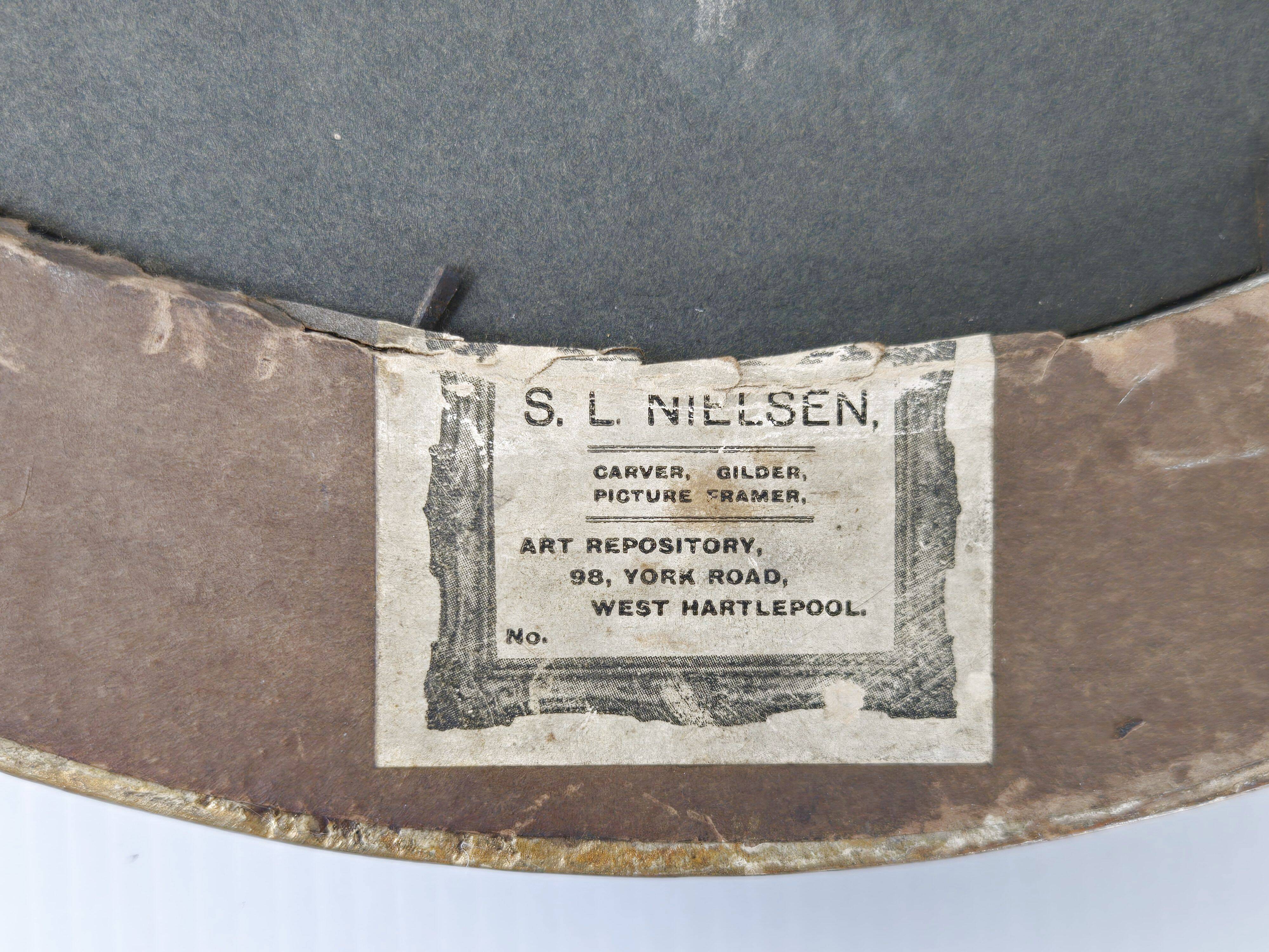 Sl nielsen vintage mirror