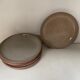 Set of 5 stoneware plates