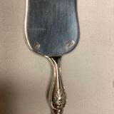 Old candy confectionery service 4 pieces silver metal case XIXth