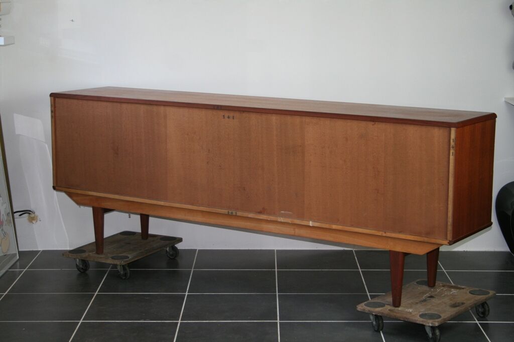 Scandinavian teak-type enfilade meuble nf109 1960