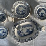 Butter dish and plate, Old Chelsea Furnivals