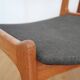4 chaises vertes danoises estampillées