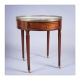 Table bouillotte en acajou d'époque Louis XVI 18e siècle