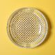 Crystal Glass Ashtray, Mid-Century Round Ashtray / Italy / 1960s