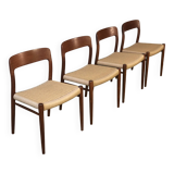 Dining chairs Moller Model 75