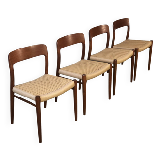 Chaises de salle à manger Moller modèle 75