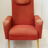 Chair with footrest of the 1950s