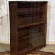 1970s English display cabinet in mahogany