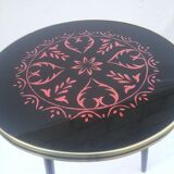 Black and red coffee table