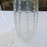Vase année 60 en verre granité