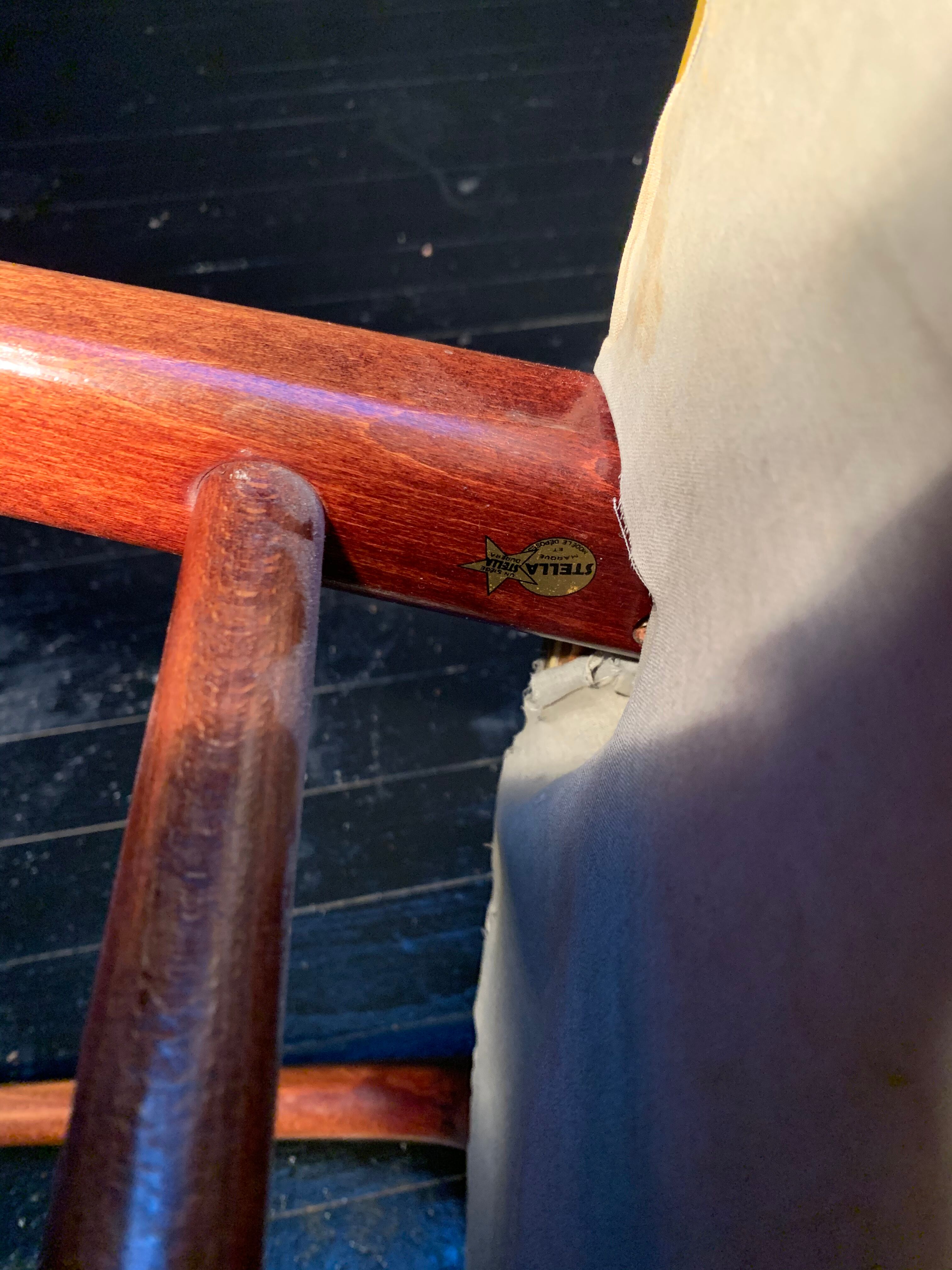 Stella, suite of 6 chairs design 1960