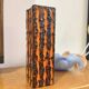 Vintage Orange Square Vase Fat Lava by Scheurich Keramik 423