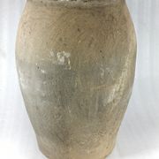 Old terracotta pot / grey jar