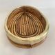 Bamboo and brass basket from the 70s