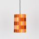 Vintage Danish pendant light Facet pop by Louis Weisdorf, Lyfa, 1972