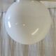 Ceiling light, Art Deco wall light, opaline globe