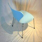 Chaise mod. 3107  Arne Jacobsen  Azur